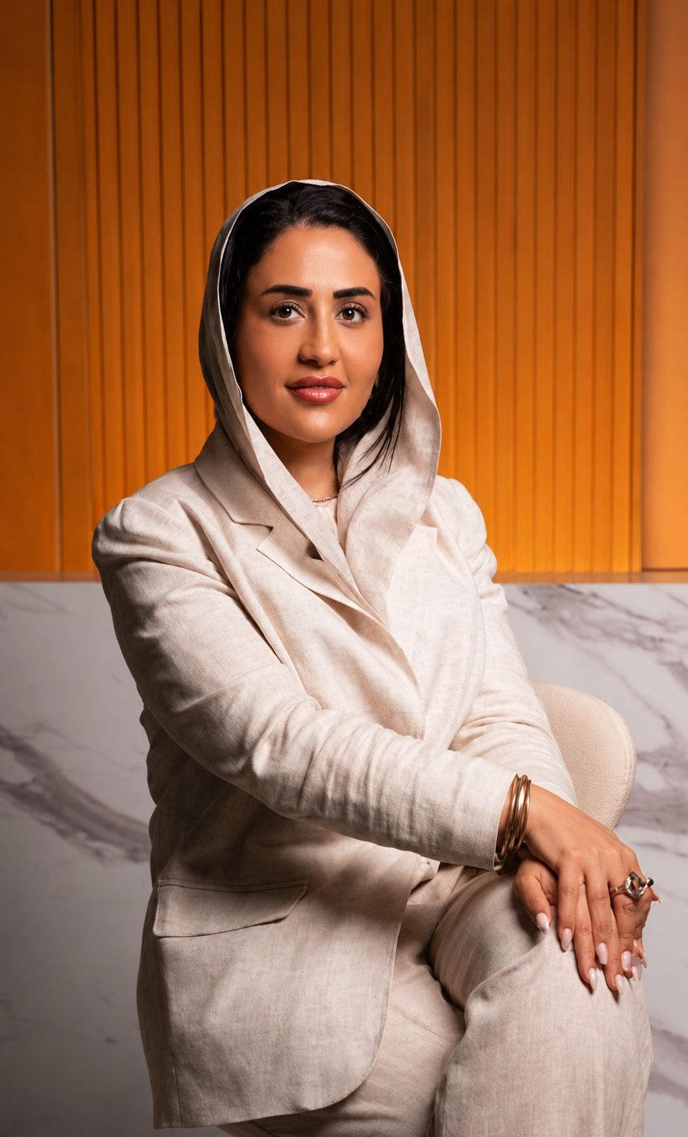 Dr. Lobna in her clinic